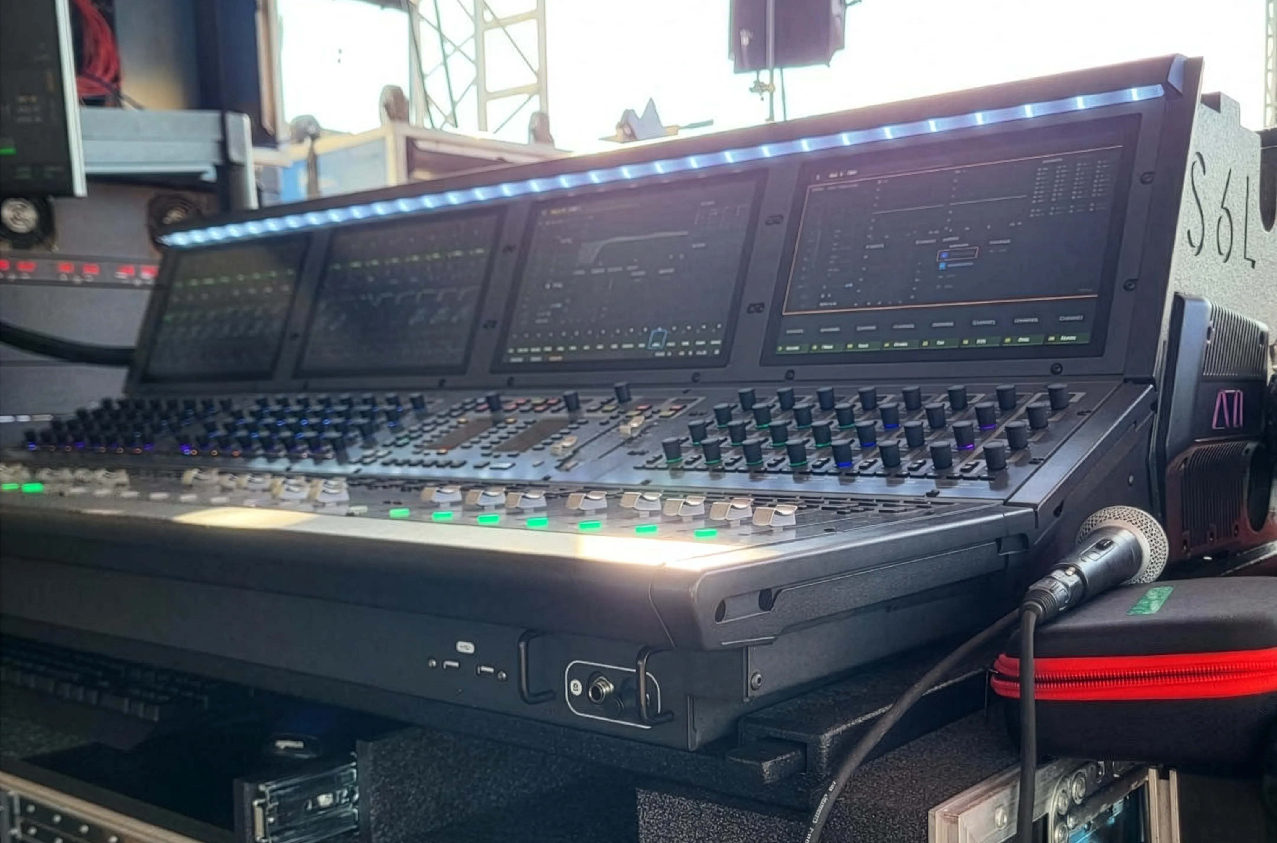 An audio Console